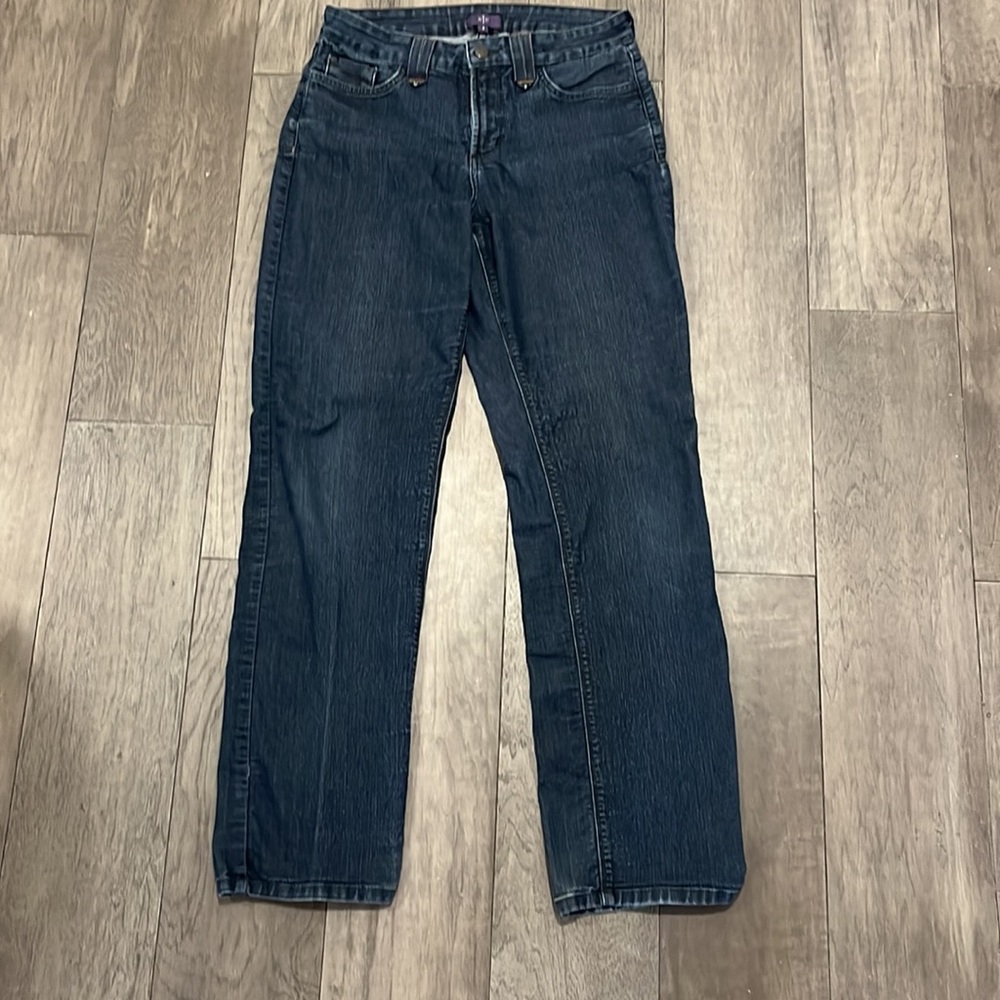 EUC NYDJ pre-Marilyn Straight Blue Jeans - 8